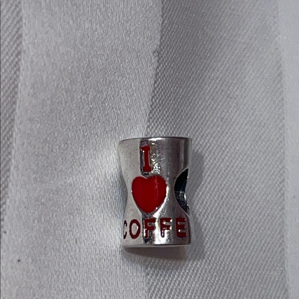 Pandora Sterling Silver 925 'I Love Coffee' Mug Charm